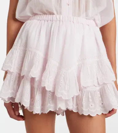 Marant Etoile Jocadia broderie anglaise cotton shorts | Thumbnail 4 Marant Etoile Jocadia broderie anglaise cotton shorts | Thumbnail 4