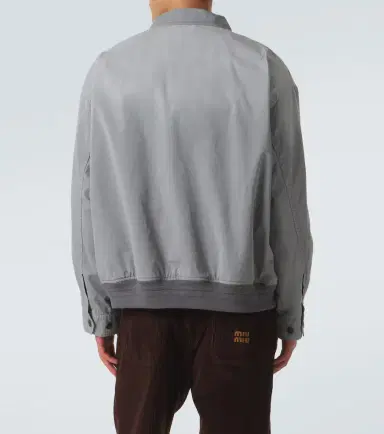 Miu Miu Cotton twill blouson jacket | Thumbnail 7