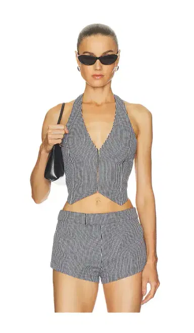 Nakedvice The Staten Stripe Vest | Thumbnail 1