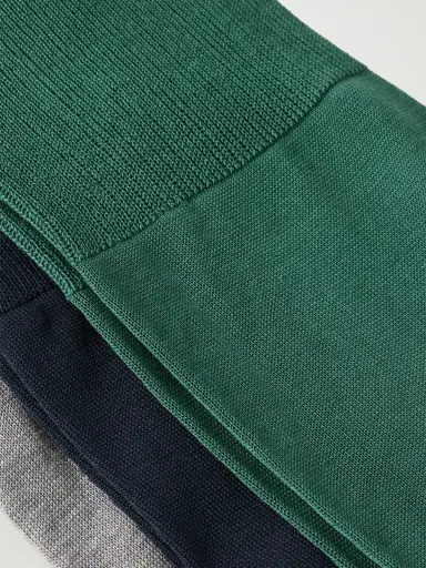 FALKE N9 Finest Three-Pack Ribbed Cotton-Blend Socks - Men | Thumbnail 2 FALKE N9 Finest Three-Pack Ribbed Cotton-Blend Socks - Men | Thumbnail 2