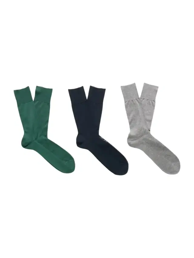 N9 Finest Three-Pack Ribbed Cotton-Blend Socks - Men