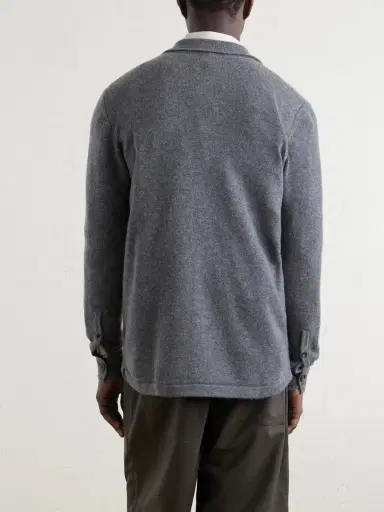 ELEVENTY Cashmere Knitted Overshirt - Men | Thumbnail 4 ELEVENTY Cashmere Knitted Overshirt - Men | Thumbnail 4