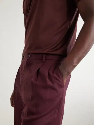 Dolce & Gabbana Maiolica Corallo Straight-Leg Pleated Linen Shorts - Men | Thumbnail 5 Dolce & Gabbana Maiolica Corallo Straight-Leg Pleated Linen Shorts - Men | Thumbnail 5