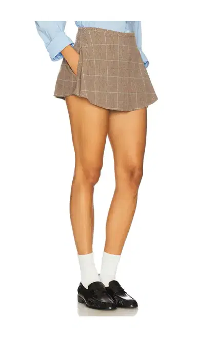 Free People Paradise Found Menswear Skort | Thumbnail 2