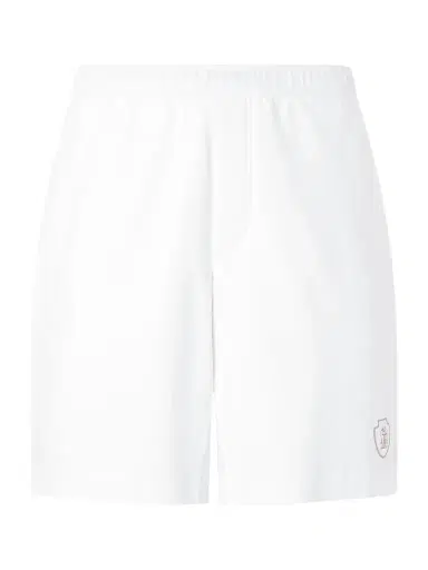 Brunello Cucinelli Straight-Leg Logo-Embroidered Cotton-Jersey Tennis Shorts - Men | Thumbnail 1