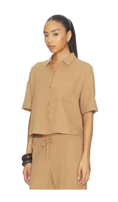 Barefoot Dreams Button Up Shirt | Thumbnail 3