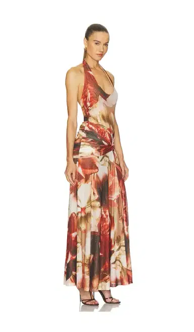 Bardot Sariba Halter Mesh Midi Dress | Thumbnail 2 Bardot Sariba Halter Mesh Midi Dress | Thumbnail 2