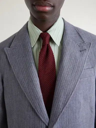 Oliver Spencer Wilkins Pinstriped Linen Suit Jacket - Men | Thumbnail 5
