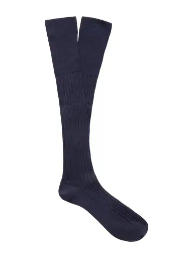 Brunello Cucinelli Ribbed Wool and Cashmere-Blend Socks - Men | Thumbnail 1