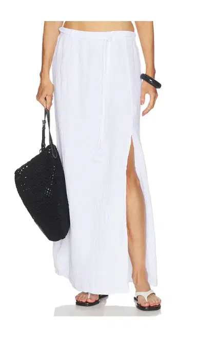 Bobi Belted Maxi Skirt | Thumbnail 1