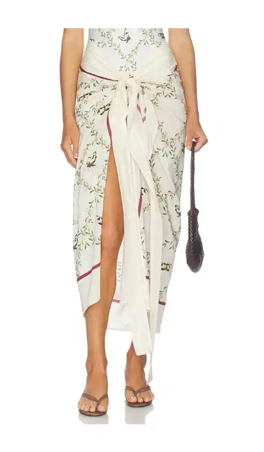 Agua by Agua Bendita Lavanda Midi Skirt | Thumbnail 1 Agua by Agua Bendita Lavanda Midi Skirt | Thumbnail 1