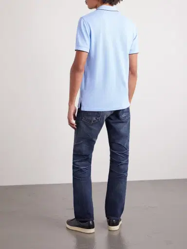 Tom Ford Contrast-Tipped Lyocell-Piqué Polo Shirt - Men | Thumbnail 4 Tom Ford Contrast-Tipped Lyocell-Piqué Polo Shirt - Men | Thumbnail 4