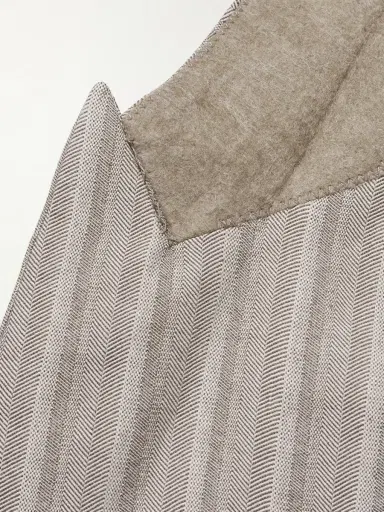 NN07 Jordin 10058 Double-Breasted Striped Cotton-Blend Herringbone Suit Jacket - Men | Thumbnail 6 NN07 Jordin 10058 Double-Breasted Striped Cotton-Blend Herringbone Suit Jacket - Men | Thumbnail 6