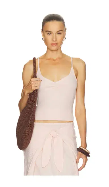 Bobi Shirred Front Cami Top | Thumbnail 1