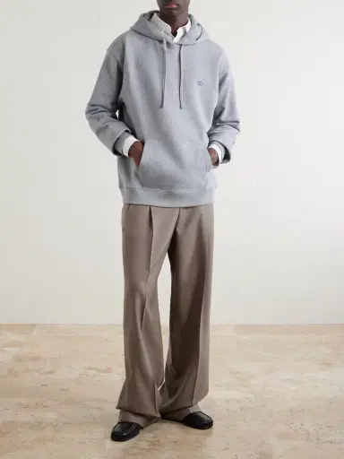 Valentino Garavani Vlogo Signature Cotton Hoodie - Men | Thumbnail 2