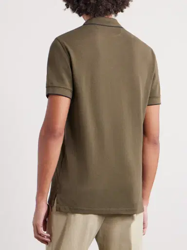 Tom Ford Slim-Fit Lyocell-Piqué Polo Shirt - Men | Thumbnail 4