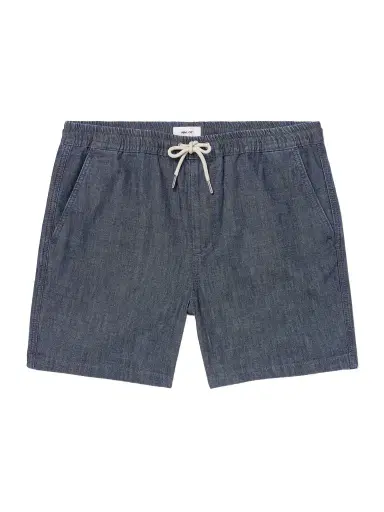 NN07 Gregor 10056 Straight-Leg Cotton-Chambray Drawstring Shorts - Men | Thumbnail 1