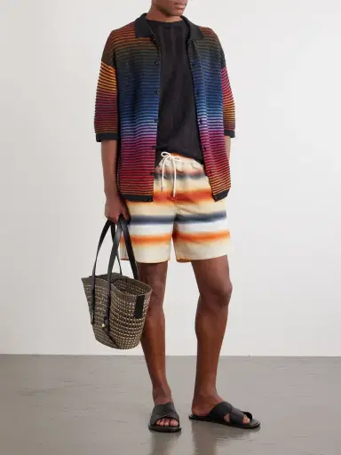 Loewe Paula's Ibiza Logo-Embellished Leather-Trimmed Palm de Iraca Leaves Tote Bag - Men | Thumbnail 2