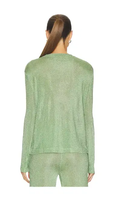 SEROYA Hana Metallic Knit Top | Thumbnail 3