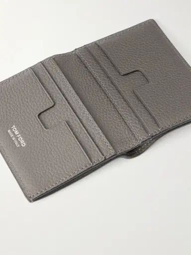Tom Ford T Line Leather Folding Cardholder - Men | Thumbnail 4 Tom Ford T Line Leather Folding Cardholder - Men | Thumbnail 4