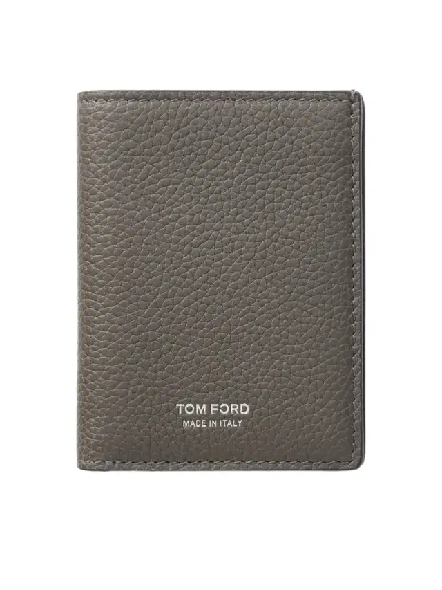 Tom Ford T Line Leather Folding Cardholder - Men