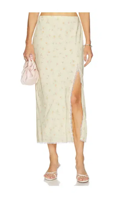 LoveShackFancy Silvia Skirt | Thumbnail 1 LoveShackFancy Silvia Skirt | Thumbnail 1