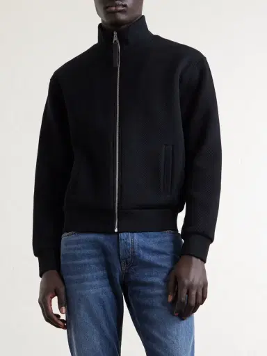 Givenchy Cotton-Blend Zip-Up Sweatshirt - Men | Thumbnail 3 Givenchy Cotton-Blend Zip-Up Sweatshirt - Men | Thumbnail 3