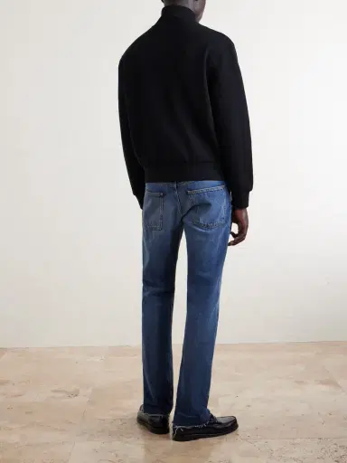 Givenchy Cotton-Blend Zip-Up Sweatshirt - Men | Thumbnail 4 Givenchy Cotton-Blend Zip-Up Sweatshirt - Men | Thumbnail 4