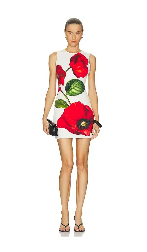 Alice + Olivia Alice + Olivia Wynell Fitted Mini Dress