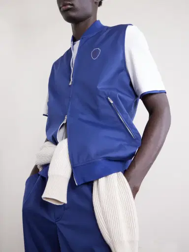 Brunello Cucinelli Logo-Appliquéd Tech-Shell Gilet - Men | Thumbnail 5 Brunello Cucinelli Logo-Appliquéd Tech-Shell Gilet - Men | Thumbnail 5
