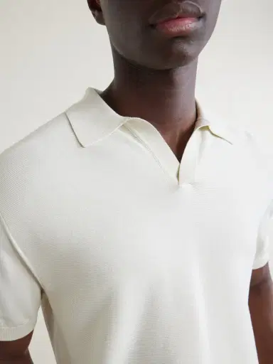 Canali Cotton and Silk-Blend Polo Shirt - Men | Thumbnail 6