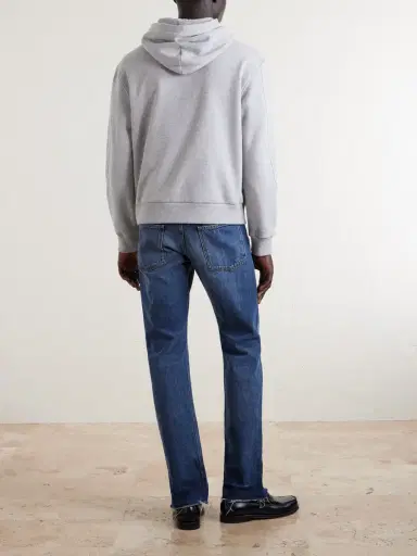 Givenchy Logo-Embroidered Cotton-Jersey Hoodie - Men | Thumbnail 4 Givenchy Logo-Embroidered Cotton-Jersey Hoodie - Men | Thumbnail 4