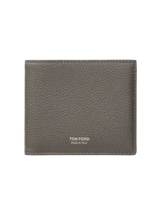 Tom Ford T Line Soft Grain Leather Bifold Wallet - Men