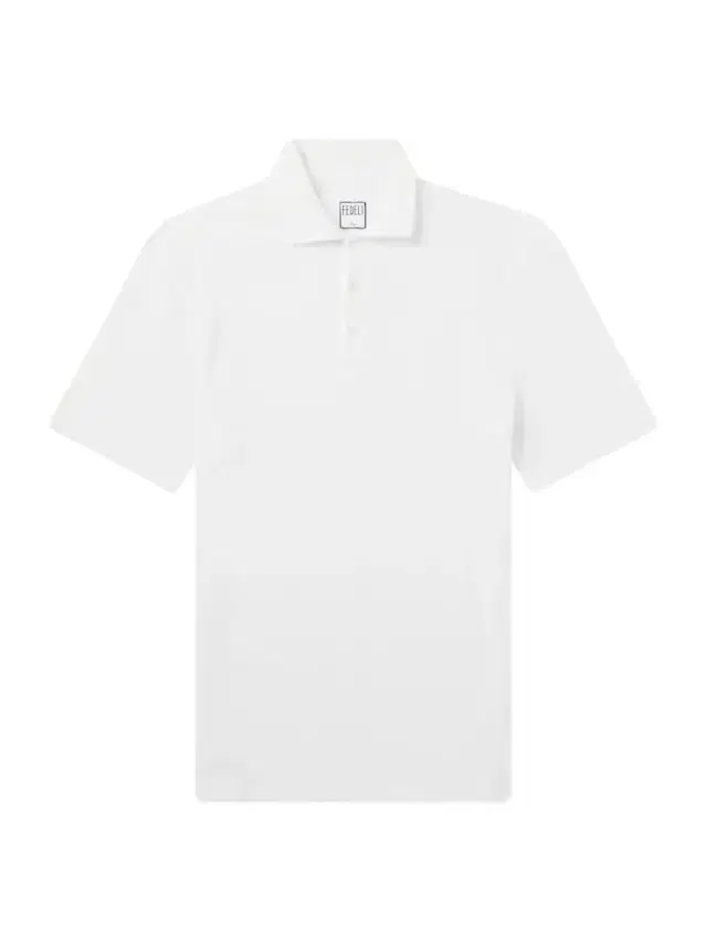 FEDELI Mondial Cotton-Terry Polo Shirt - Men