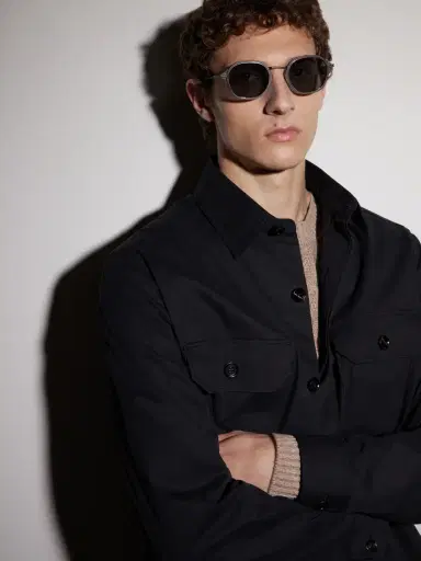 Zegna Round-Frame Titanium Sunglasses - Men | Thumbnail 5 Zegna Round-Frame Titanium Sunglasses - Men | Thumbnail 5