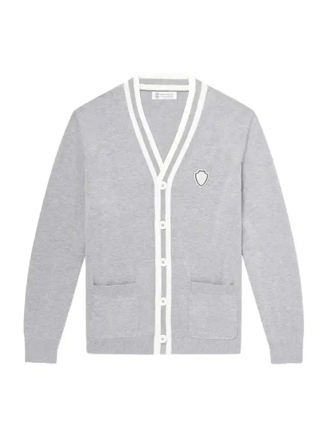 Brunello Cucinelli Logo-Appliquéd Cotton Cardigan - Men