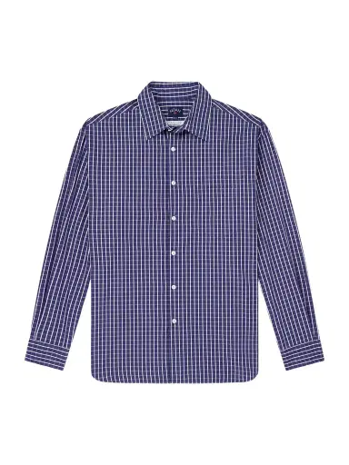 Noah Oversized Checked Cotton-Poplin Shirt - Men | Thumbnail 1 Noah Oversized Checked Cotton-Poplin Shirt - Men | Thumbnail 1