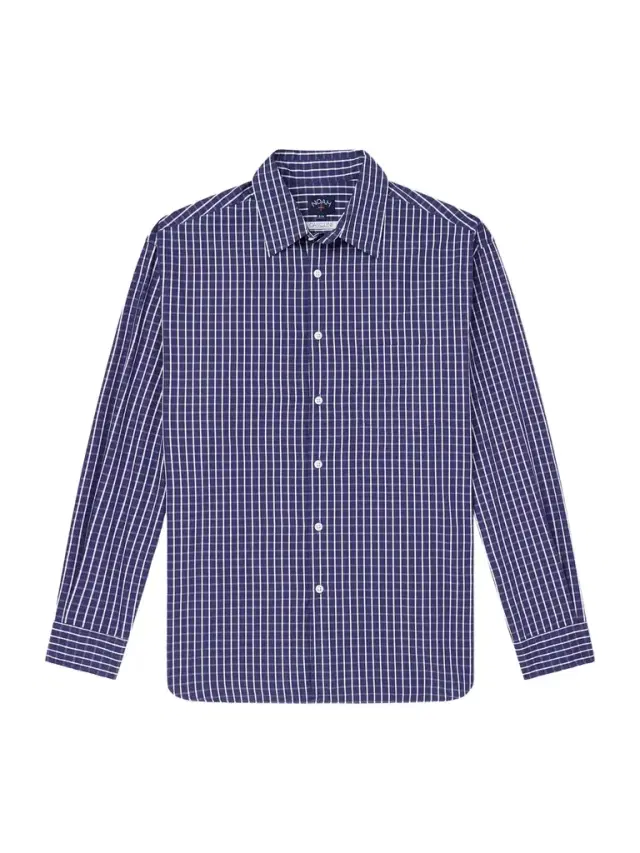 Oversized Checked Cotton-Poplin Shirt - Men