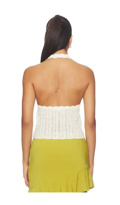 Tularosa Ellana Pointelle Halter Top | Thumbnail 3