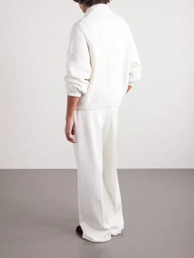 Tom Ford Ribbed Cashmere and Cotton-Blend Cardigan - Men | Thumbnail 4