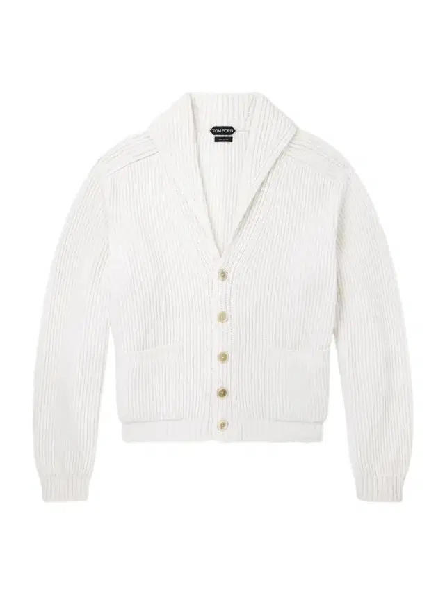 Tom Ford Ribbed Cashmere and Cotton-Blend Cardigan - Men