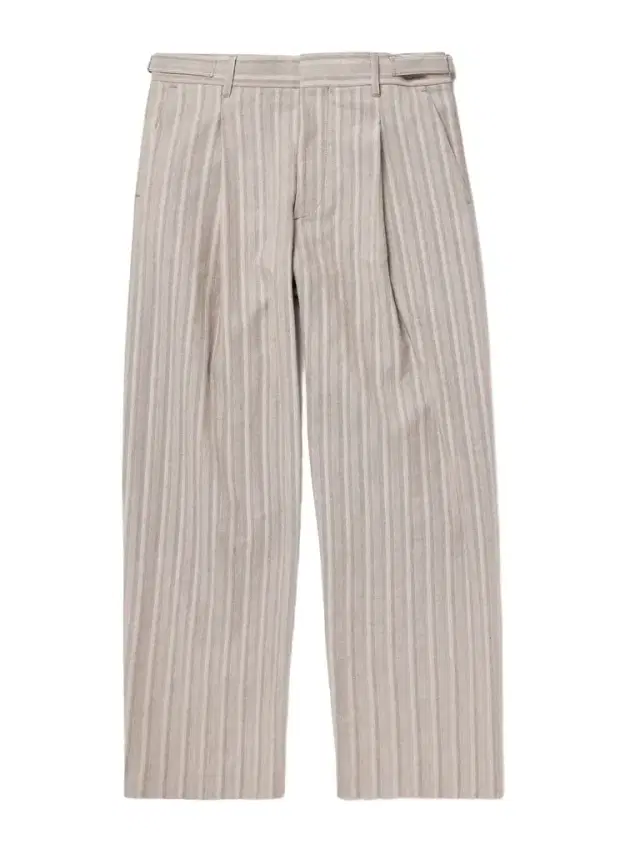 Kay 10058 Wide-Leg Pleated Herringbone Organic Cotton-Blend Suit Trousers - Men