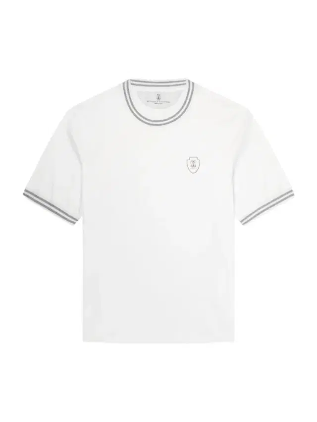 Brunello Cucinelli Logo-Appliquéd Cotton-Jersey Tennis Shirt - Men