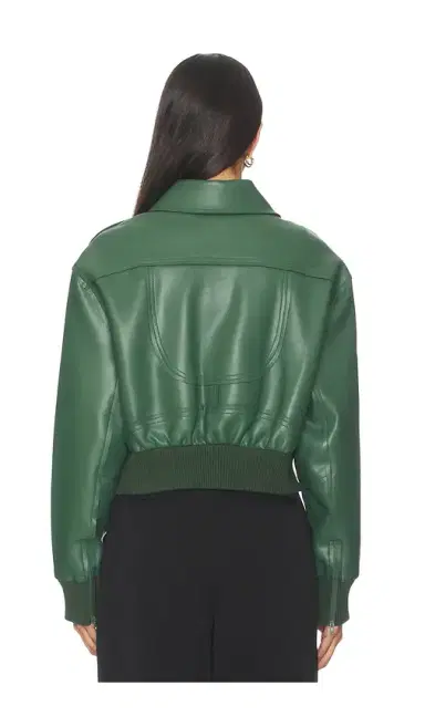 Norma Kamali Mens Zip Front Classic Cropped Jacket | Thumbnail 4 Norma Kamali Mens Zip Front Classic Cropped Jacket | Thumbnail 4