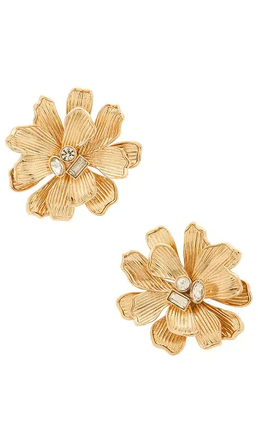 BaubleBar Floral Statement Earrings