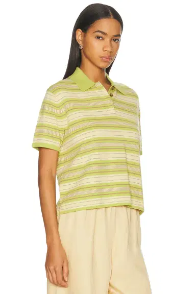Guest In Residence Short Sleeve Stripe Rugby Top | Thumbnail 2 Guest In Residence Short Sleeve Stripe Rugby Top | Thumbnail 2