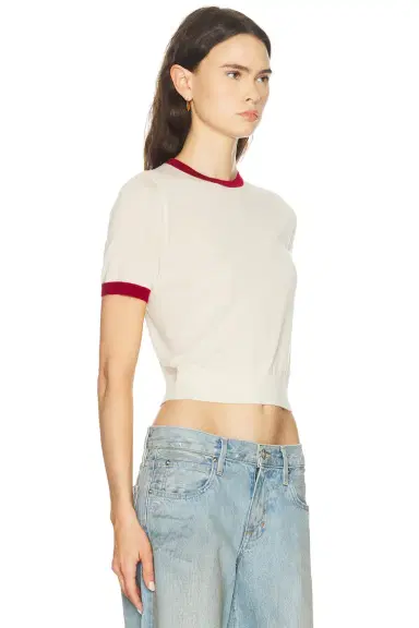 Guest In Residence Airy Ringer Tee | Thumbnail 2 Guest In Residence Airy Ringer Tee | Thumbnail 2