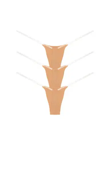 Stringys 3-pack Nude Invisible Underwear | Thumbnail 2