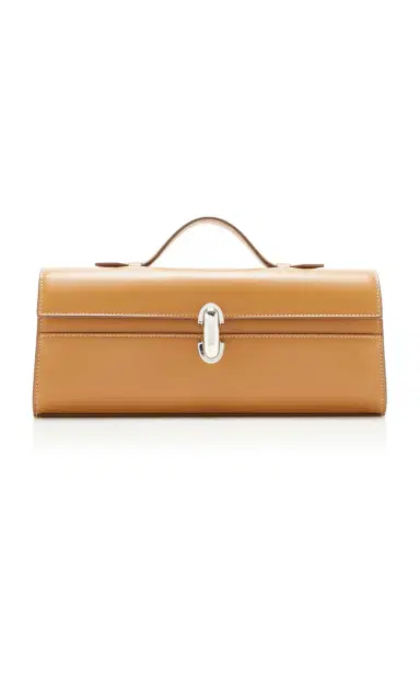 Savette The Slim Symmetry Leather Pochette | Thumbnail 1