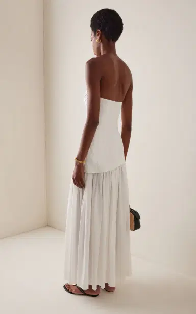 Significant Other Blyth Pleated Cotton Maxi Dress | Thumbnail 4 Significant Other Blyth Pleated Cotton Maxi Dress | Thumbnail 4